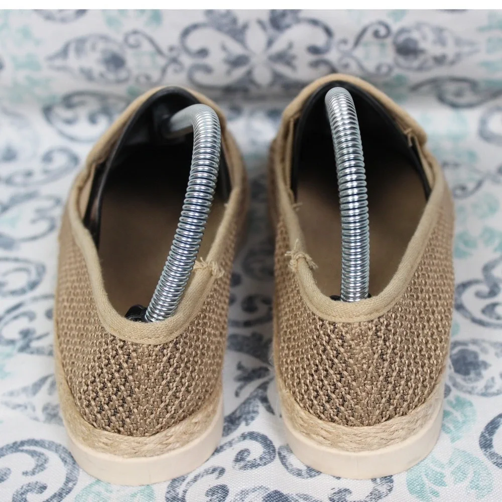 ESPRIT Women's Tan Knit‎ Slip On Espadrille Flats Size 7.5
